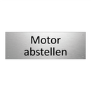 Motor abstellen