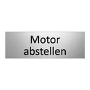 Motor abstellen