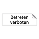 Betreten verboten
