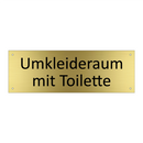 Umkleideraum mit Toilette