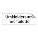 Umkleideraum mit Toilette