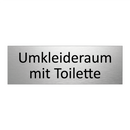 Umkleideraum mit Toilette