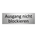 Ausgang nicht blockieren