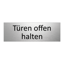 Türen offen halten