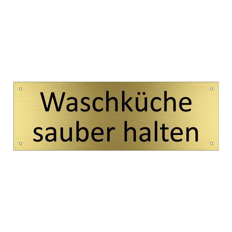 Waschküche sauber halten