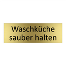 Waschküche sauber halten
