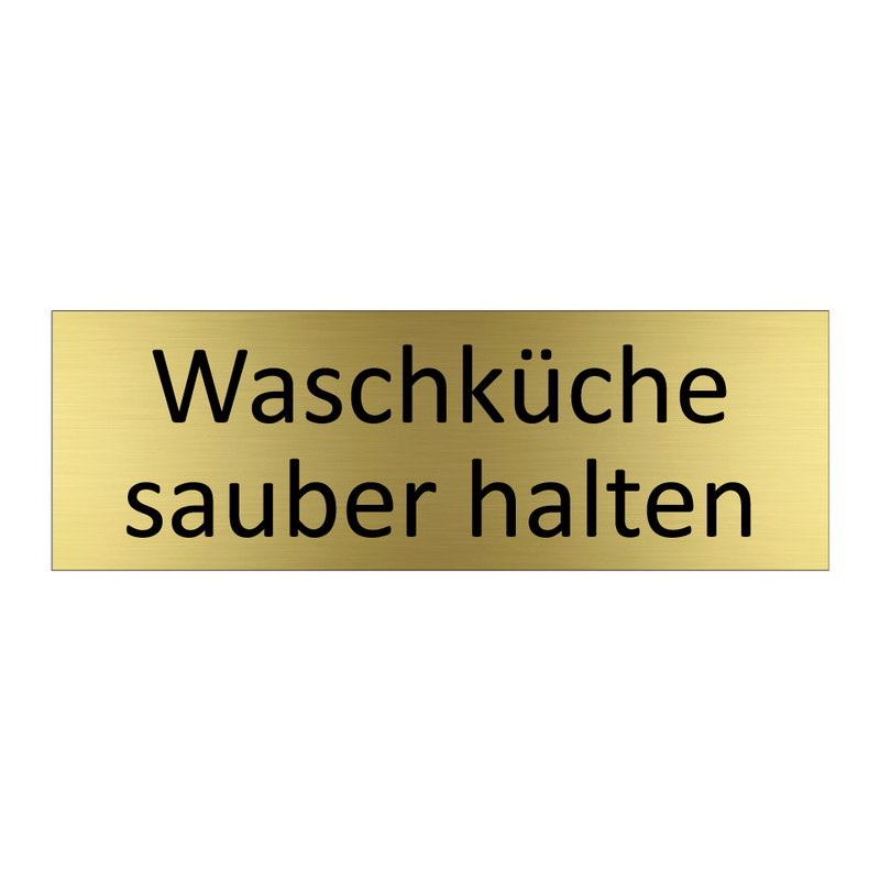 Waschküche sauber halten