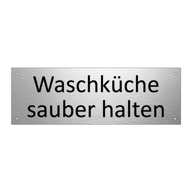 Waschküche sauber halten