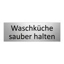 Waschküche sauber halten