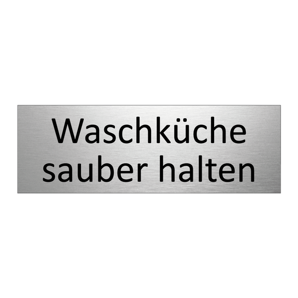 Waschküche sauber halten