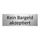 Kein Bargeld akzeptiert