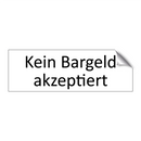Kein Bargeld akzeptiert