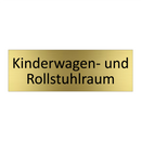 Kinderwagen- und Rollstuhlraum