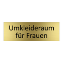 Umkleideraum für Frauen