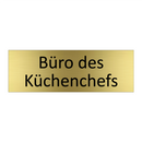 Büro des Küchenchefs