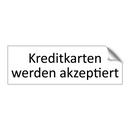 Kreditkarten werden akzeptiert
