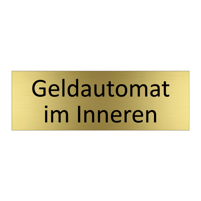 Geldautomat im Inneren