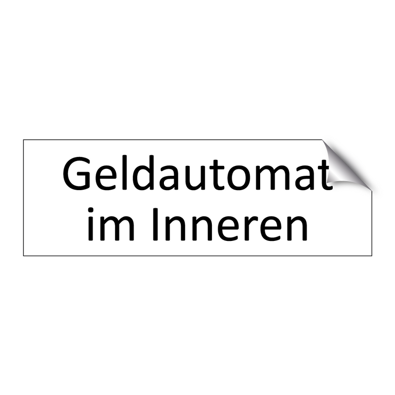 Geldautomat im Inneren