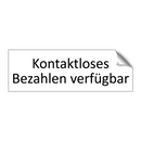Kontaktloses Bezahlen verfügbar