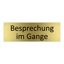 Besprechung im Gange