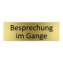 Besprechung im Gange