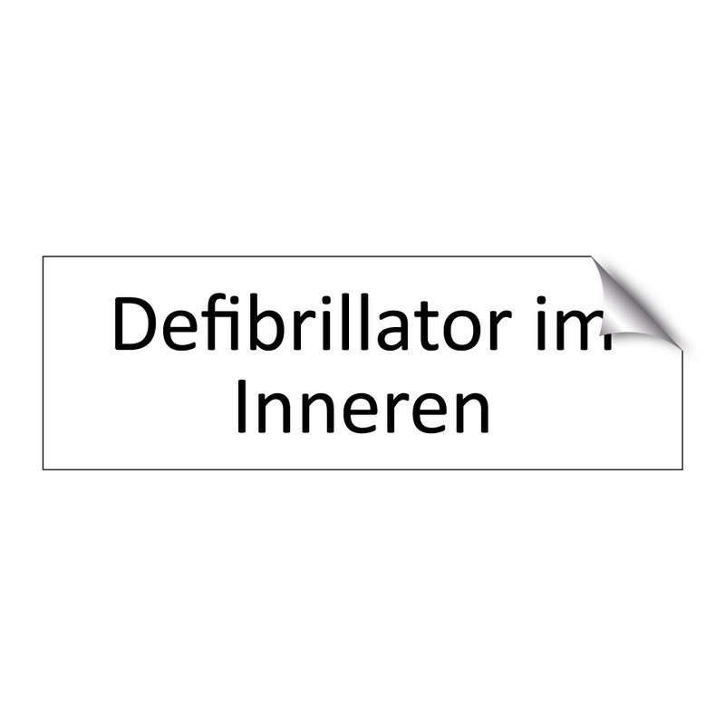 Defibrillator im Inneren