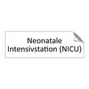 Neonatale Intensivstation (NICU)