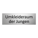 Umkleideraum der Jungen