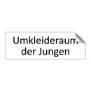 Umkleideraum der Jungen
