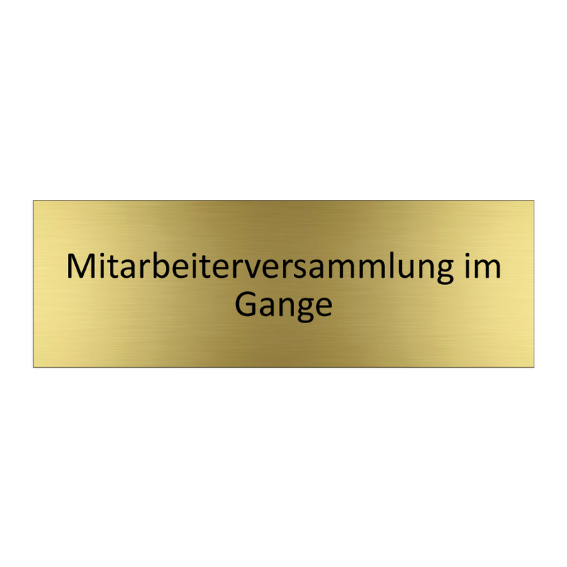 Mitarbeiterversammlung im Gange