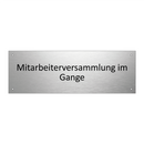 Mitarbeiterversammlung im Gange