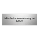 Mitarbeiterversammlung im Gange