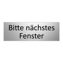 Bitte nächstes Fenster