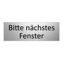Bitte nächstes Fenster