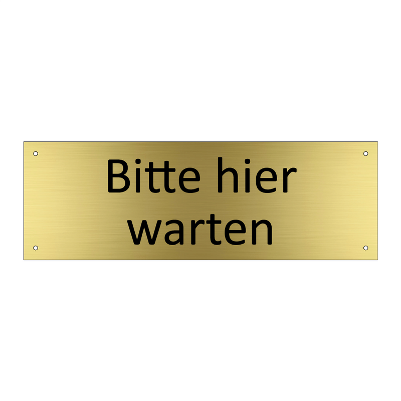 Bitte hier warten