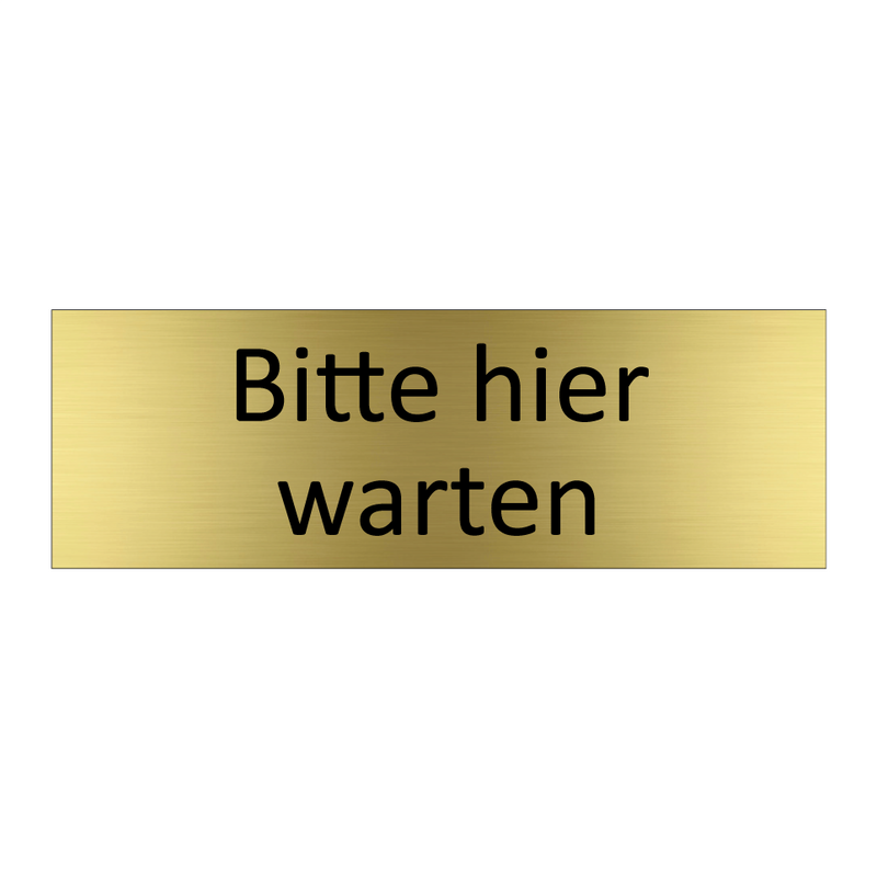 Bitte hier warten