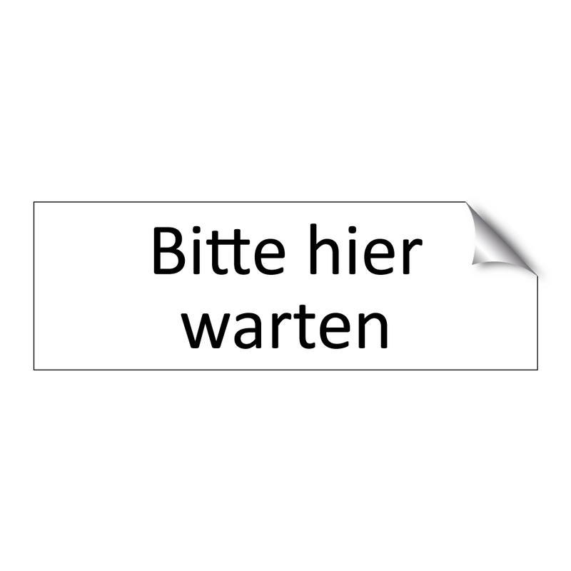 Bitte hier warten