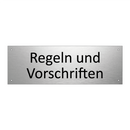 Regeln und Vorschriften