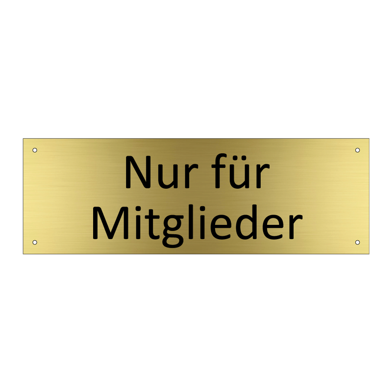 Nur für Mitglieder