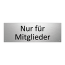 Nur für Mitglieder