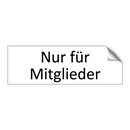 Nur für Mitglieder
