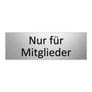 Nur für Mitglieder