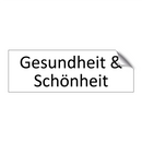 Gesundheit & Schönheit