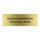 Gemeinschaftliches Schwarzes Brett