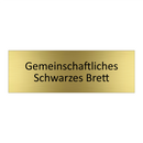 Gemeinschaftliches Schwarzes Brett