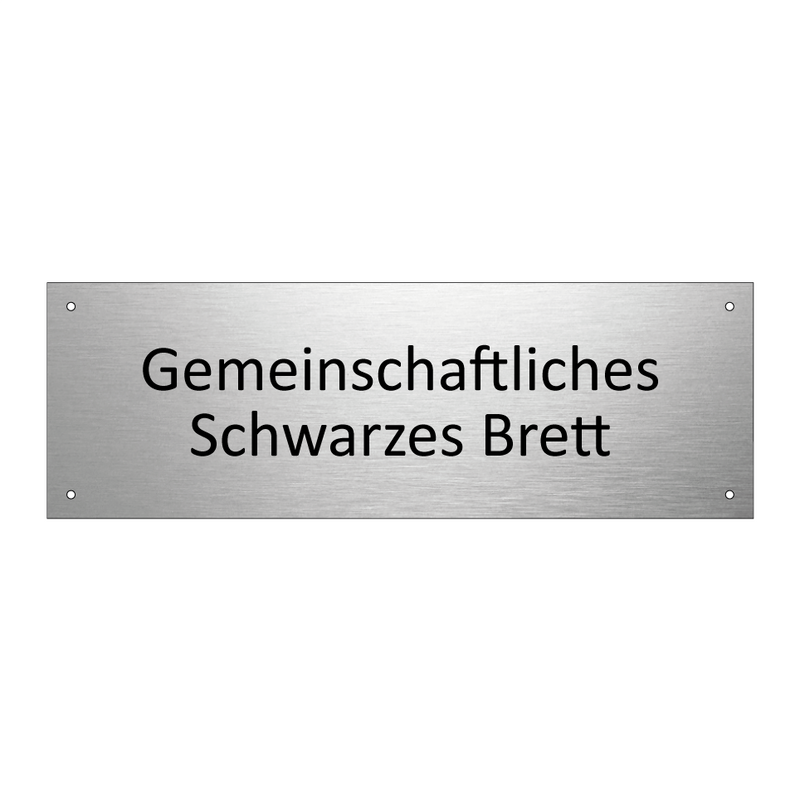 Gemeinschaftliches Schwarzes Brett