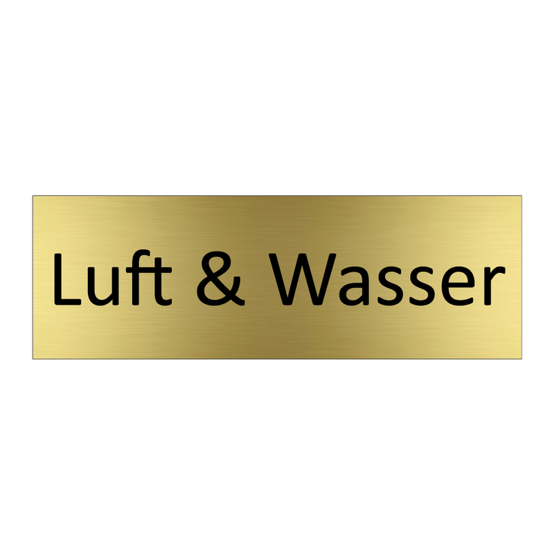 Luft & Wasser