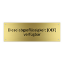 Dieselabgasflüssigkeit (DEF) verfügbar