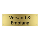 Versand & Empfang