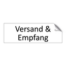 Versand & Empfang